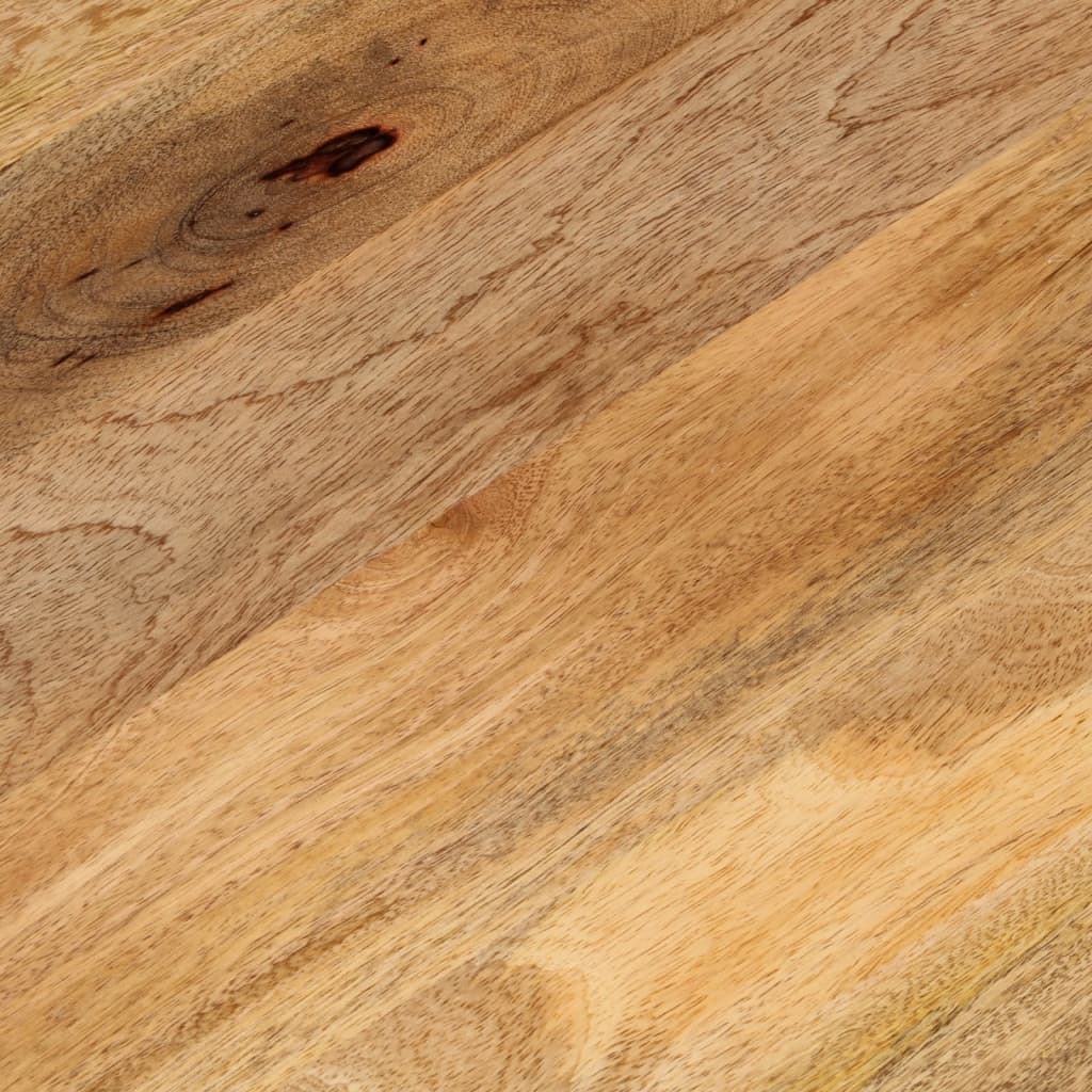 bordplade 120x60x2,5 cm oval massivt mangotræ