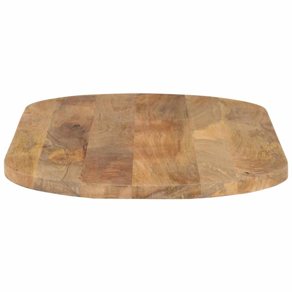 bordplade 100x50x3,8 cm oval massivt mangotræ