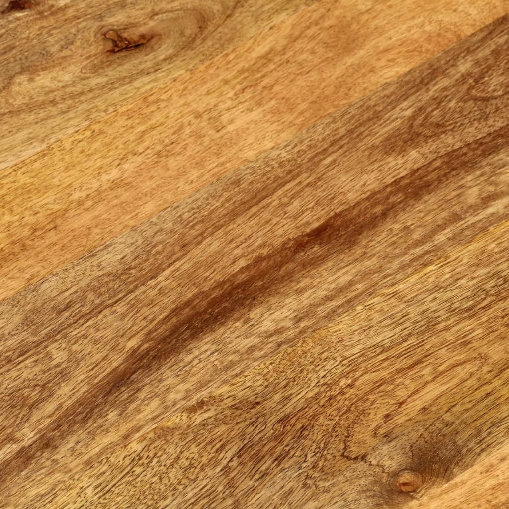 bordplade 120x60x2,5 cm oval massivt mangotræ