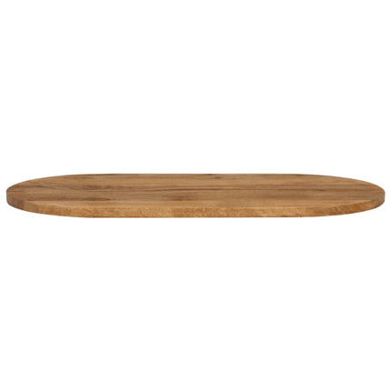 bordplade 90x40x3,8 cm oval massivt mangotræ