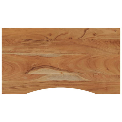skrivebordsplade 100x50x2,5 cm rektangulær massivt akacietræ