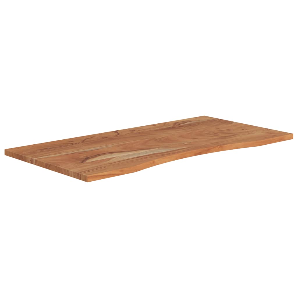 skrivebordsplade 110x50x2,5 cm rektangulær massivt akacietræ