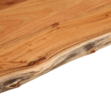bordplade til badeværelse 120x60x2,5 cm rektangulær akacietræ