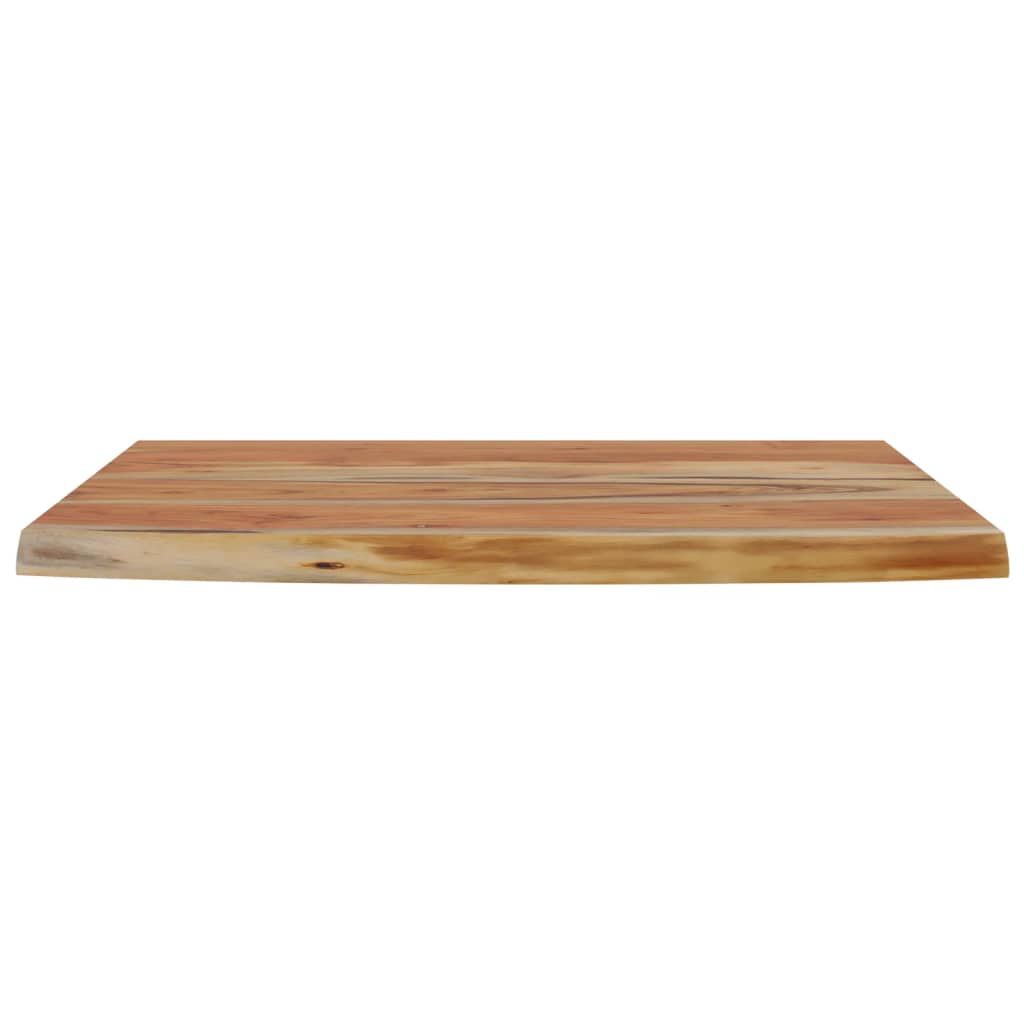 væghylde 60x40x3,8 cm rektangulær massivt akacietræ