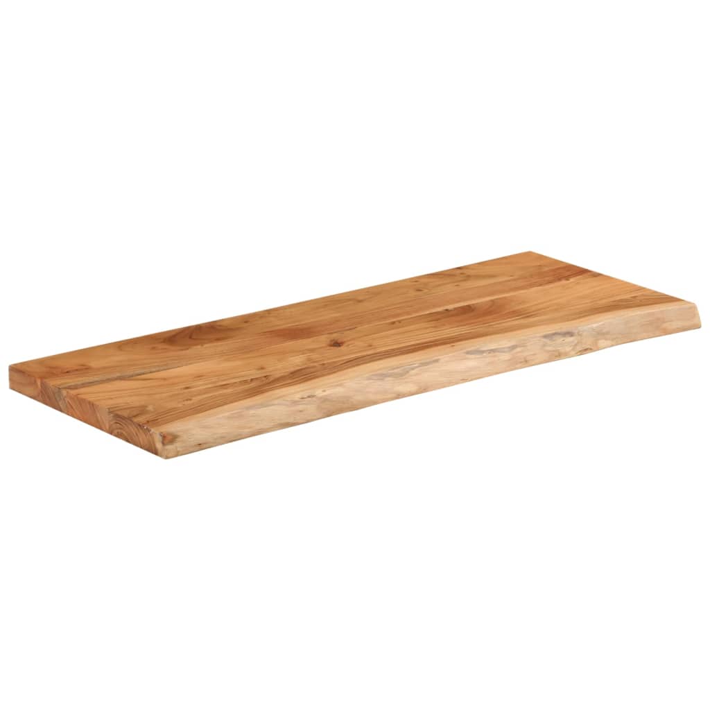 bordplade 100x40x3,8 cm rektangulær massivt akacietræ