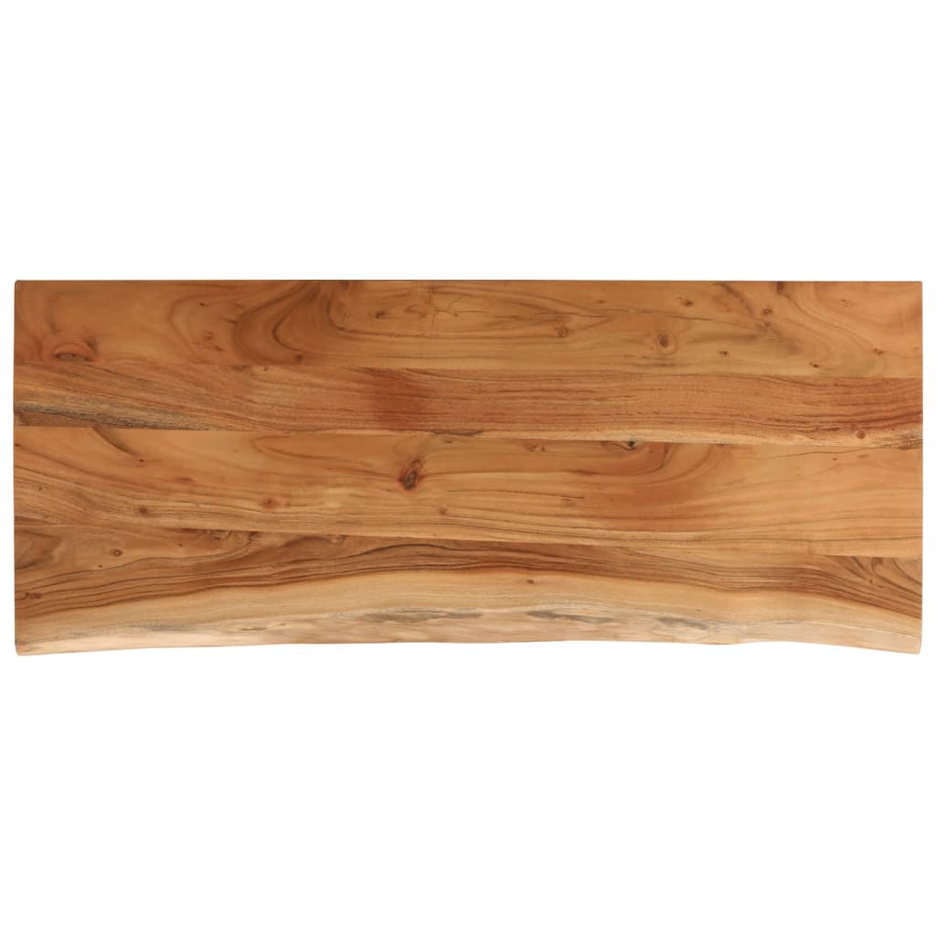 bordplade 110x40x3,8 cm rektangulær massivt akacietræ