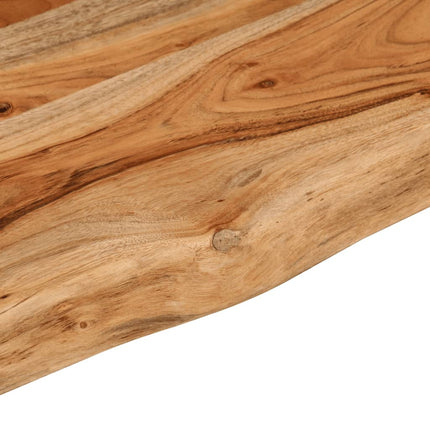 bordplade 180x40x3,8 cm rektangulær massivt akacietræ