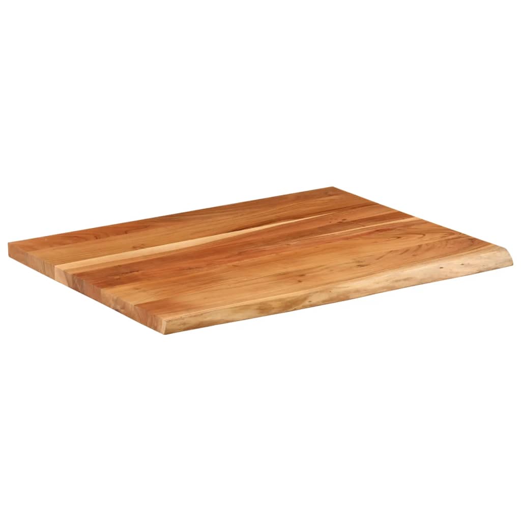 skrivebordsplade 90x80x3,8 cm rektangulær massivt akacietræ