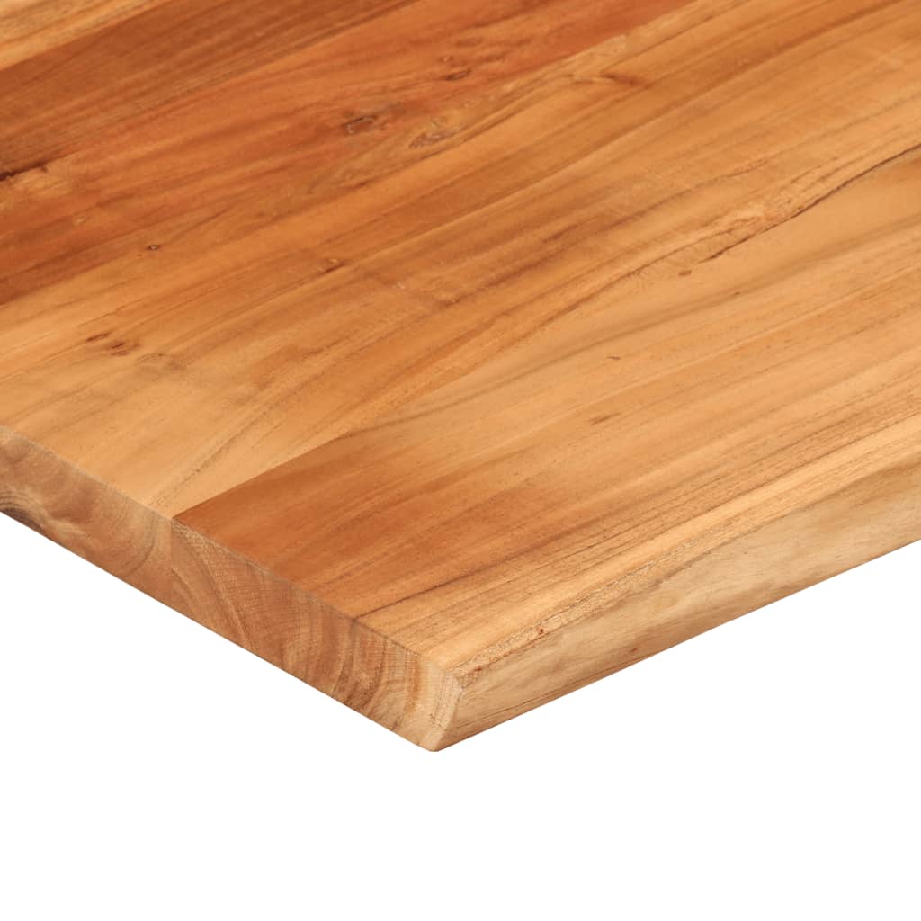 skrivebordsplade 90x80x3,8 cm rektangulær massivt akacietræ