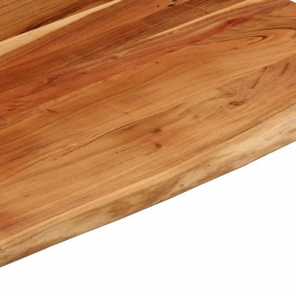 skrivebordsplade 110x80x3,8 cm rektangulær massivt akacietræ