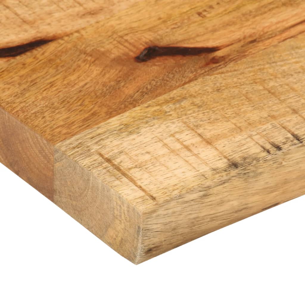 bordplade 70x40x2,5 cm naturlig kant massivt ru mangotræ