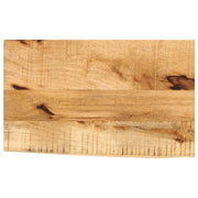 bordplade 40x30x3,8 cm naturlig kant massivt ru mangotræ