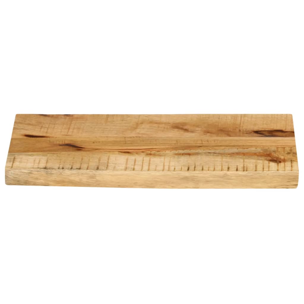 bordplade 40x30x3,8 cm naturlig kant massivt ru mangotræ