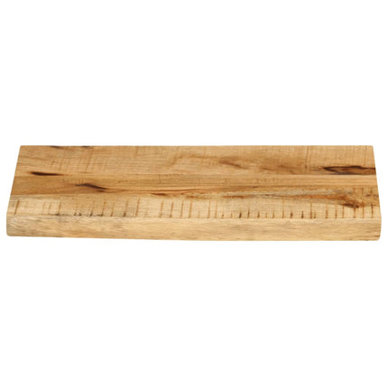 bordplade 50x30x3,8 cm naturlig kant massivt ru mangotræ