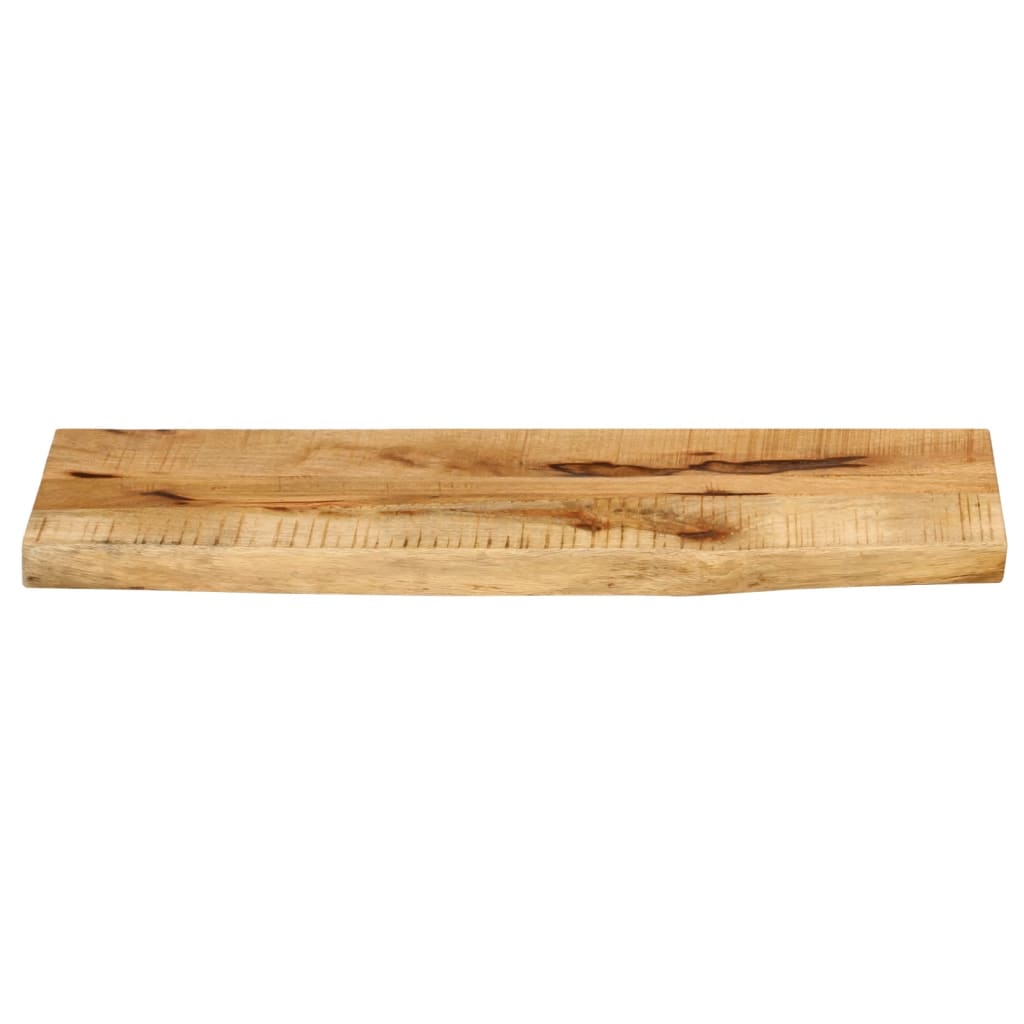 bordplade 70x40x3,8 cm naturlig kant massivt ru mangotræ