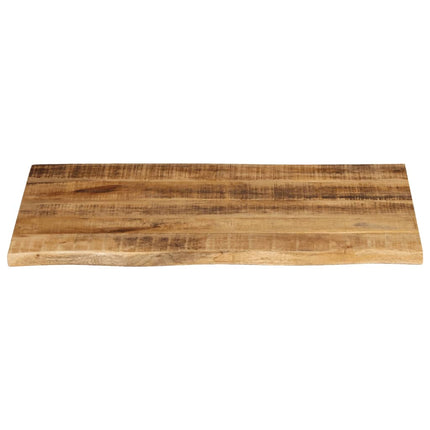 bordplade 70x60x3,8 cm naturlig kant massivt ru mangotræ