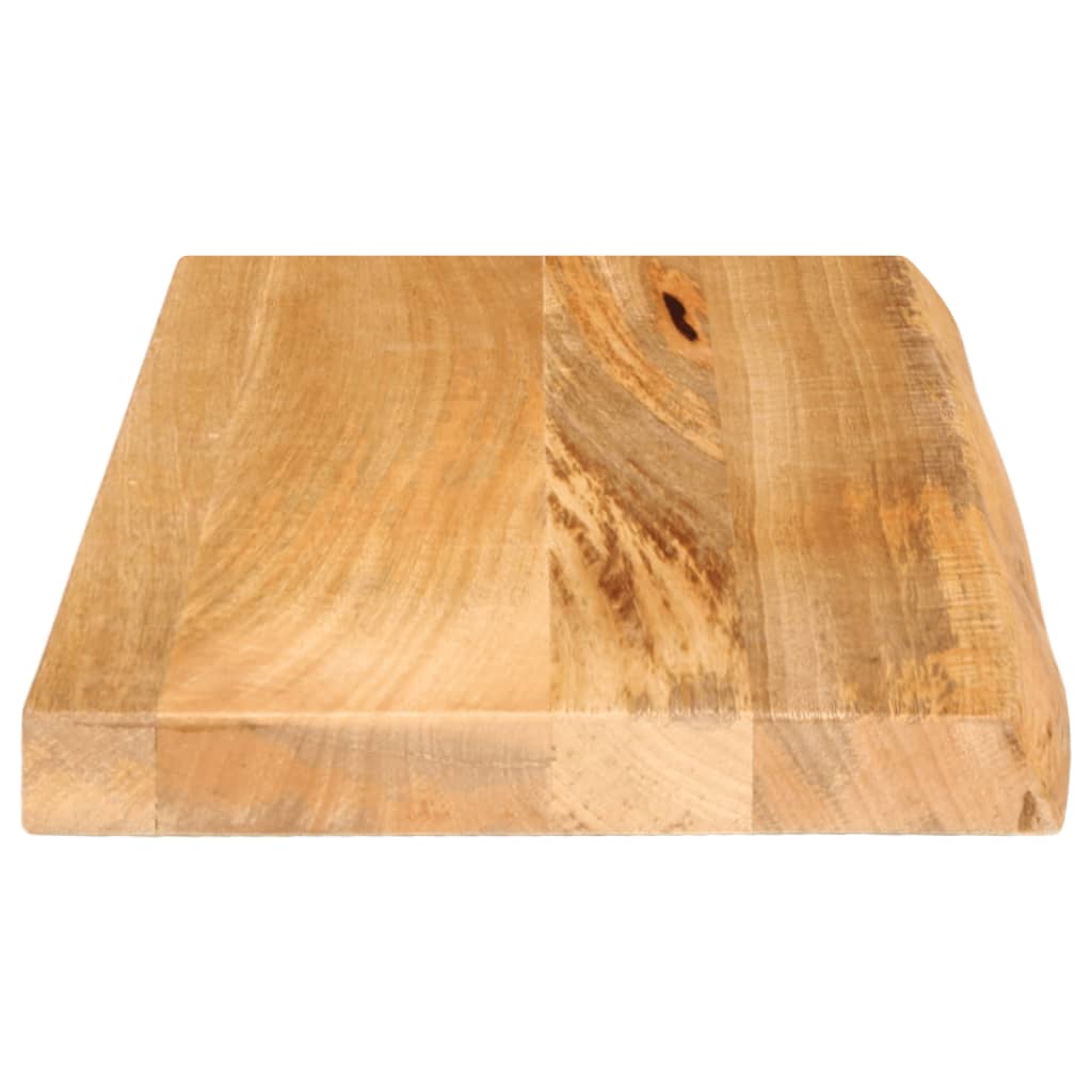 bordplade 40x20x2,5 cm naturlig kant massivt mangotræ