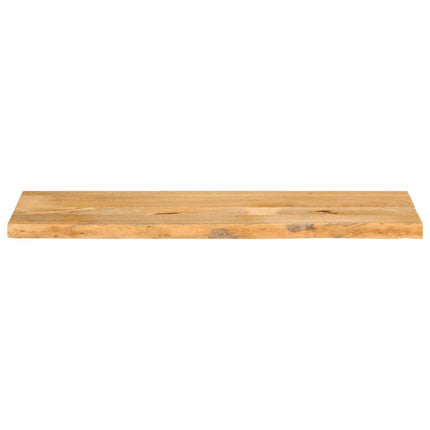 bordplade 100x20x2,5 cm naturlig kant massivt mangotræ