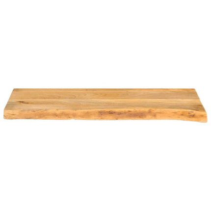 bordplade 90x40x2,5 cm naturlig kant massivt mangotræ