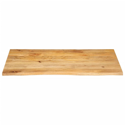 bordplade 100x60x2,5 cm naturlig kant massivt mangotræ