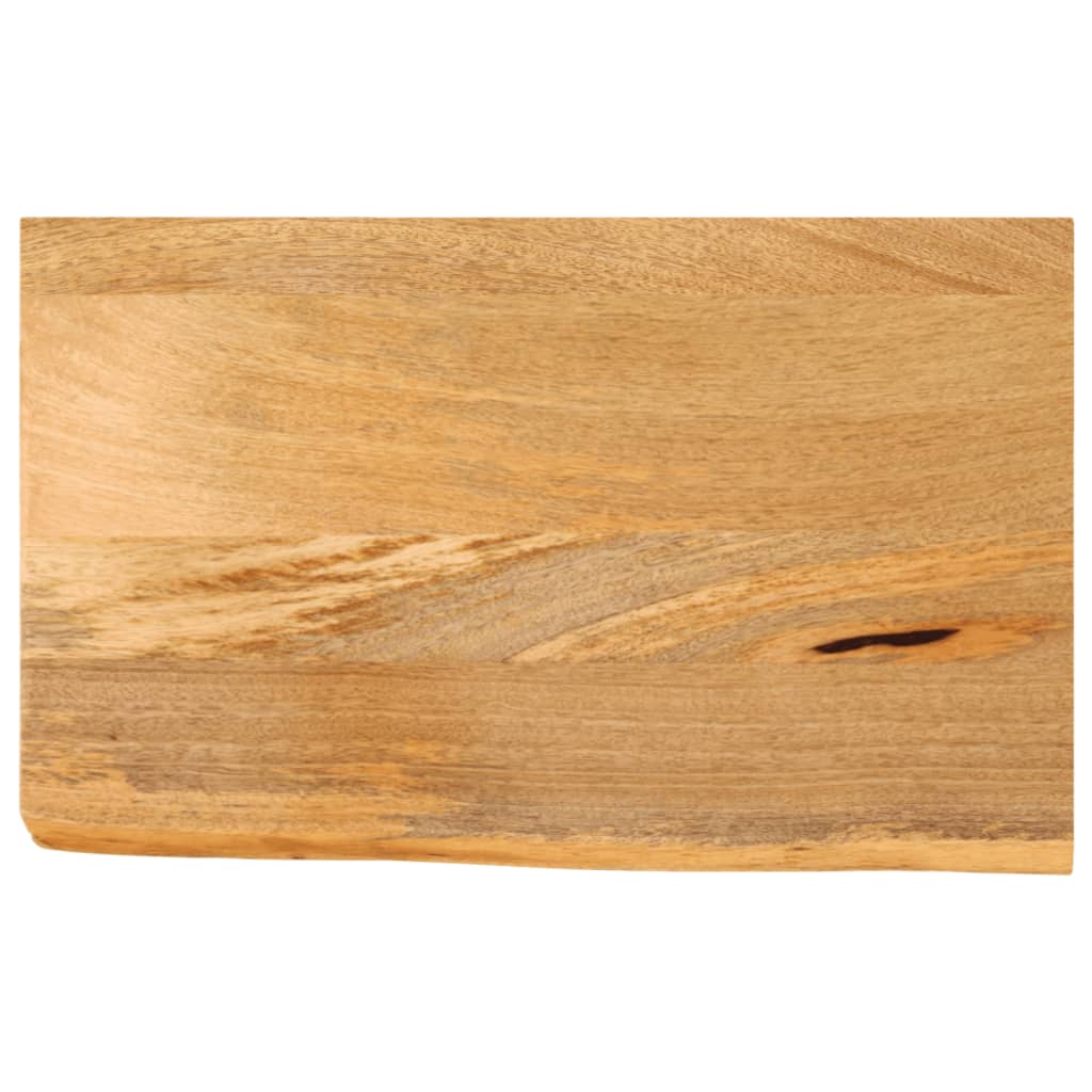 bordplade 40x20x3,8 cm naturlig kant massivt mangotræ