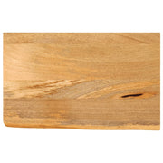 bordplade 40x20x3,8 cm naturlig kant massivt mangotræ