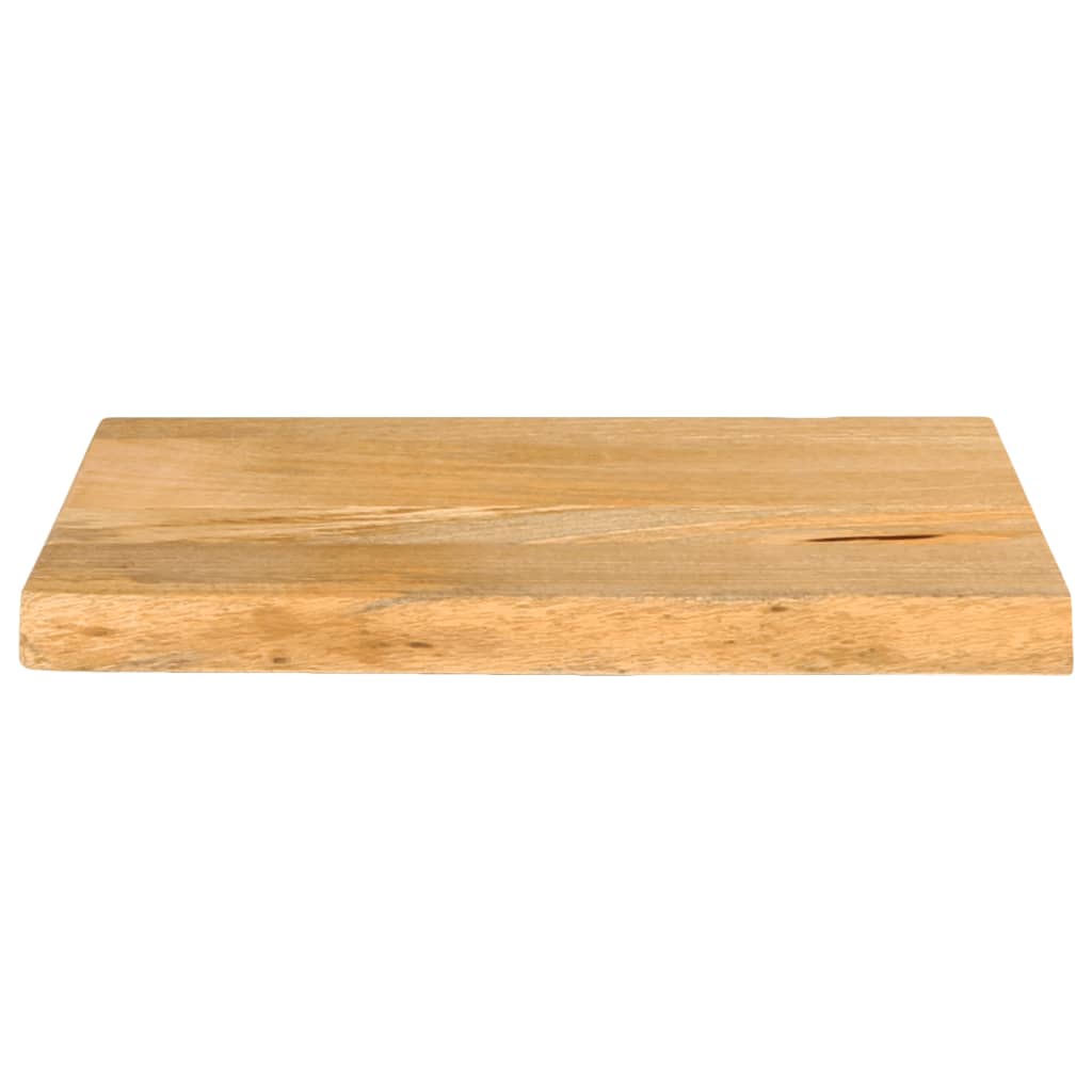 bordplade 50x20x3,8 cm naturlig kant massivt mangotræ
