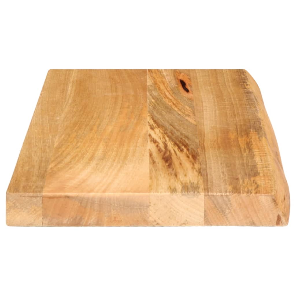 bordplade 50x20x3,8 cm naturlig kant massivt mangotræ