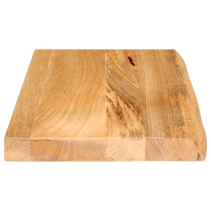 bordplade 50x30x3,8 cm naturlig kant massivt mangotræ