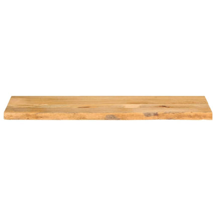 bordplade 110x30x3,8 cm naturlig kant massivt mangotræ