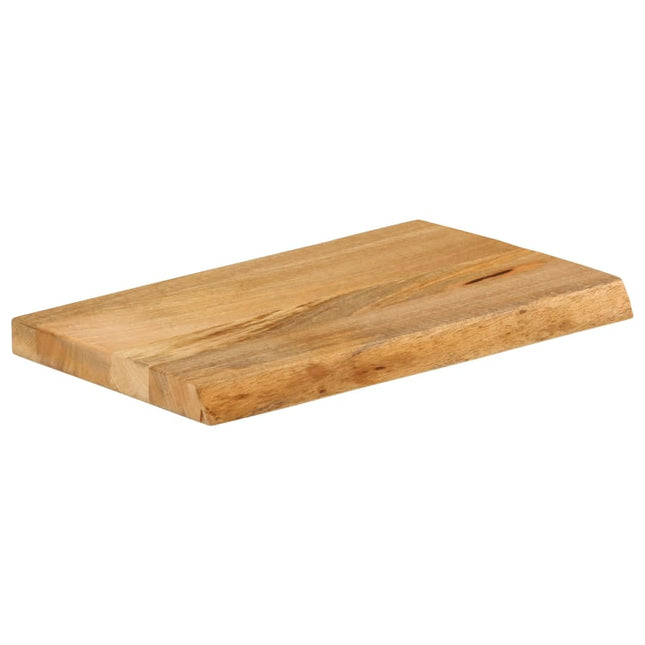 bordplade 50x40x3,8 cm naturlig kant massivt mangotræ