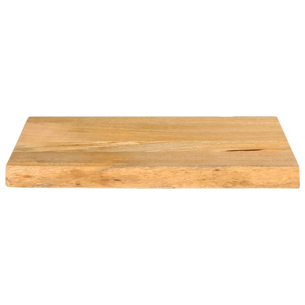bordplade 50x40x3,8 cm naturlig kant massivt mangotræ