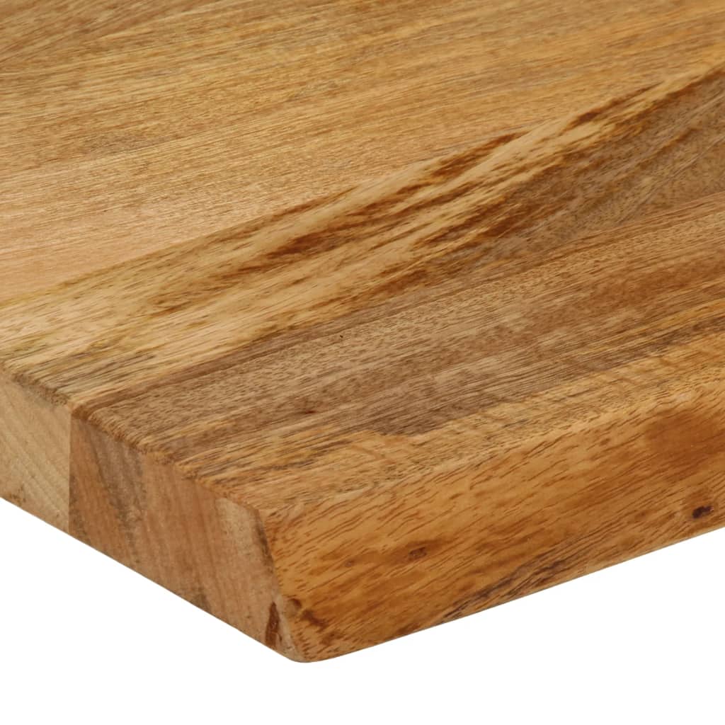 bordplade 80x40x3,8 cm naturlig kant massivt mangotræ