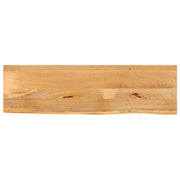 bordplade 100x40x3,8 cm naturlig kant massivt mangotræ