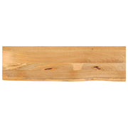 bordplade 110x40x3,8 cm naturlig kant massivt mangotræ