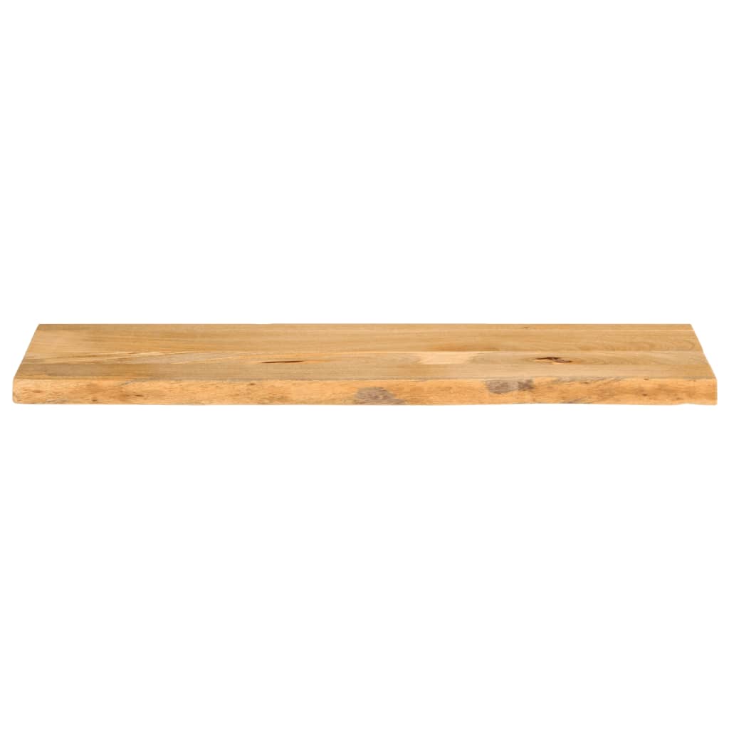 bordplade 110x40x3,8 cm naturlig kant massivt mangotræ