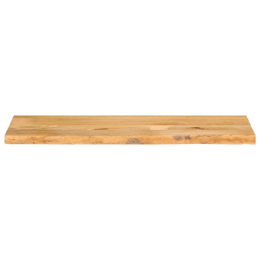 bordplade 120x40x3,8 cm naturlig kant massivt mangotræ