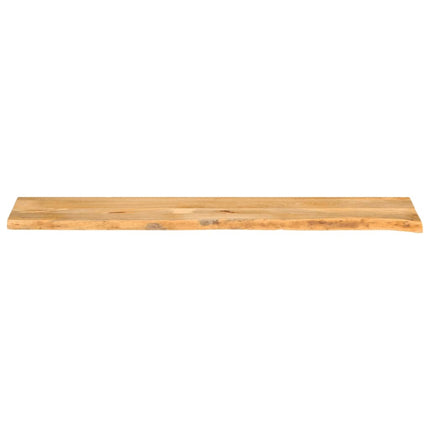 bordplade 140x40x3,8 cm naturlig kant massivt mangotræ