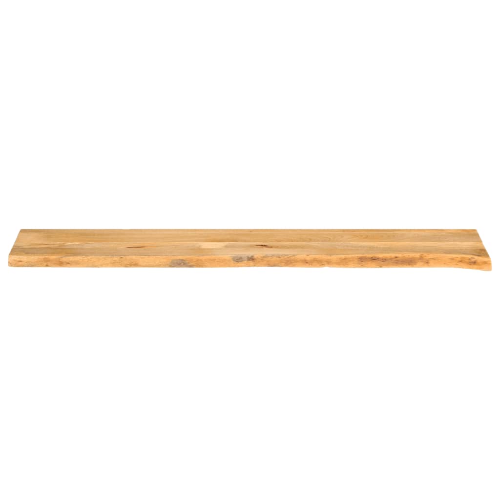 bordplade 180x40x3,8 cm naturlig kant massivt mangotræ