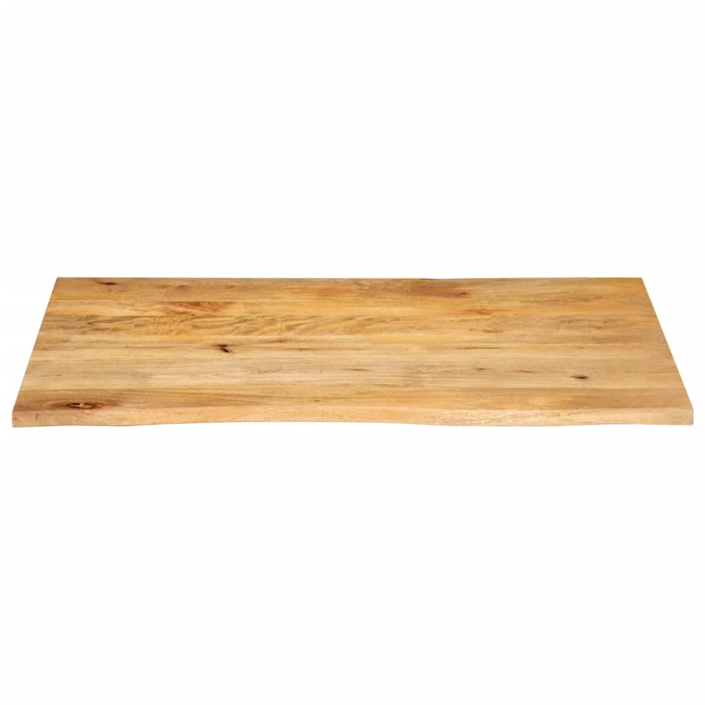 bordplade 100x60x3,8 cm naturlig kant massivt mangotræ