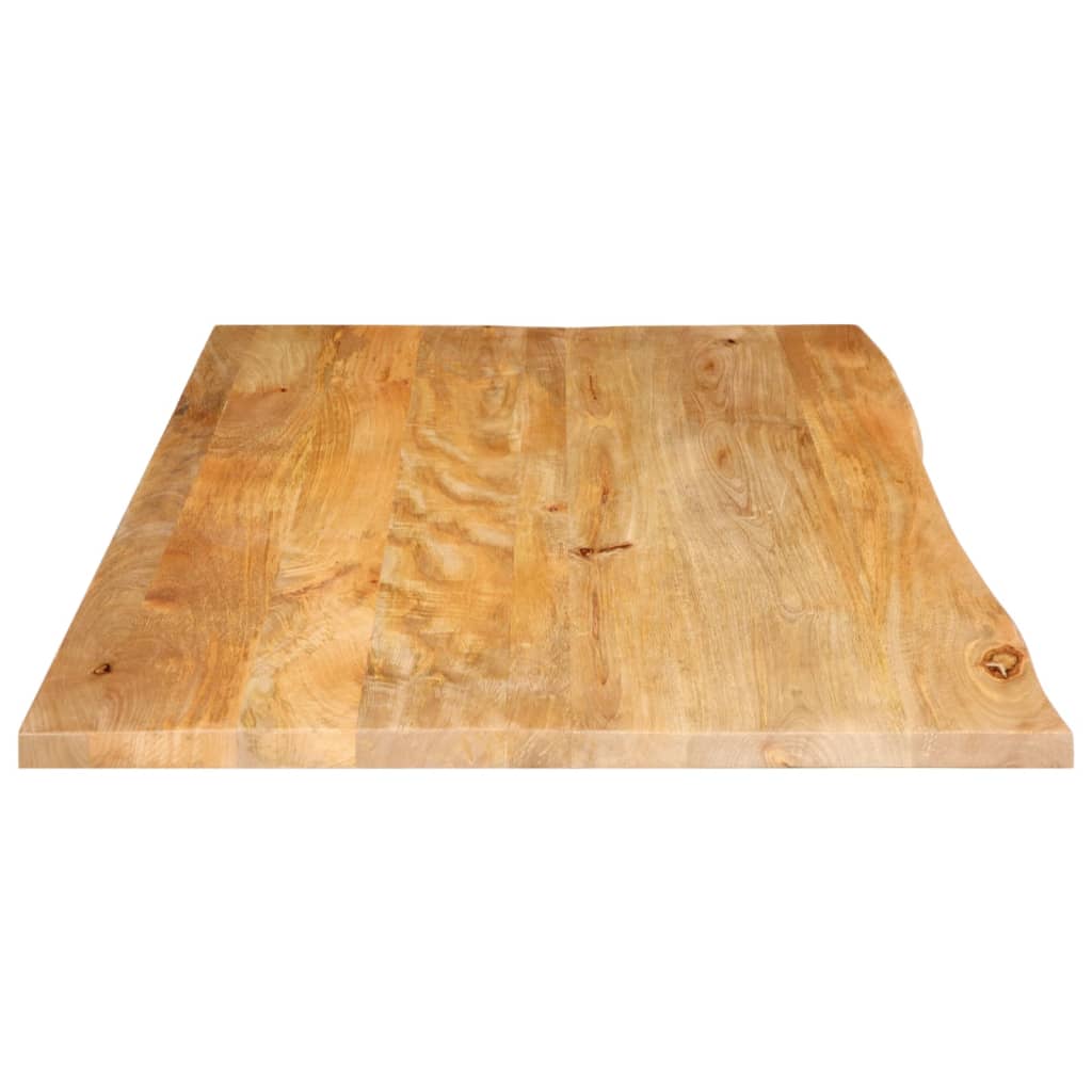 bordplade 100x60x3,8 cm naturlig kant massivt mangotræ