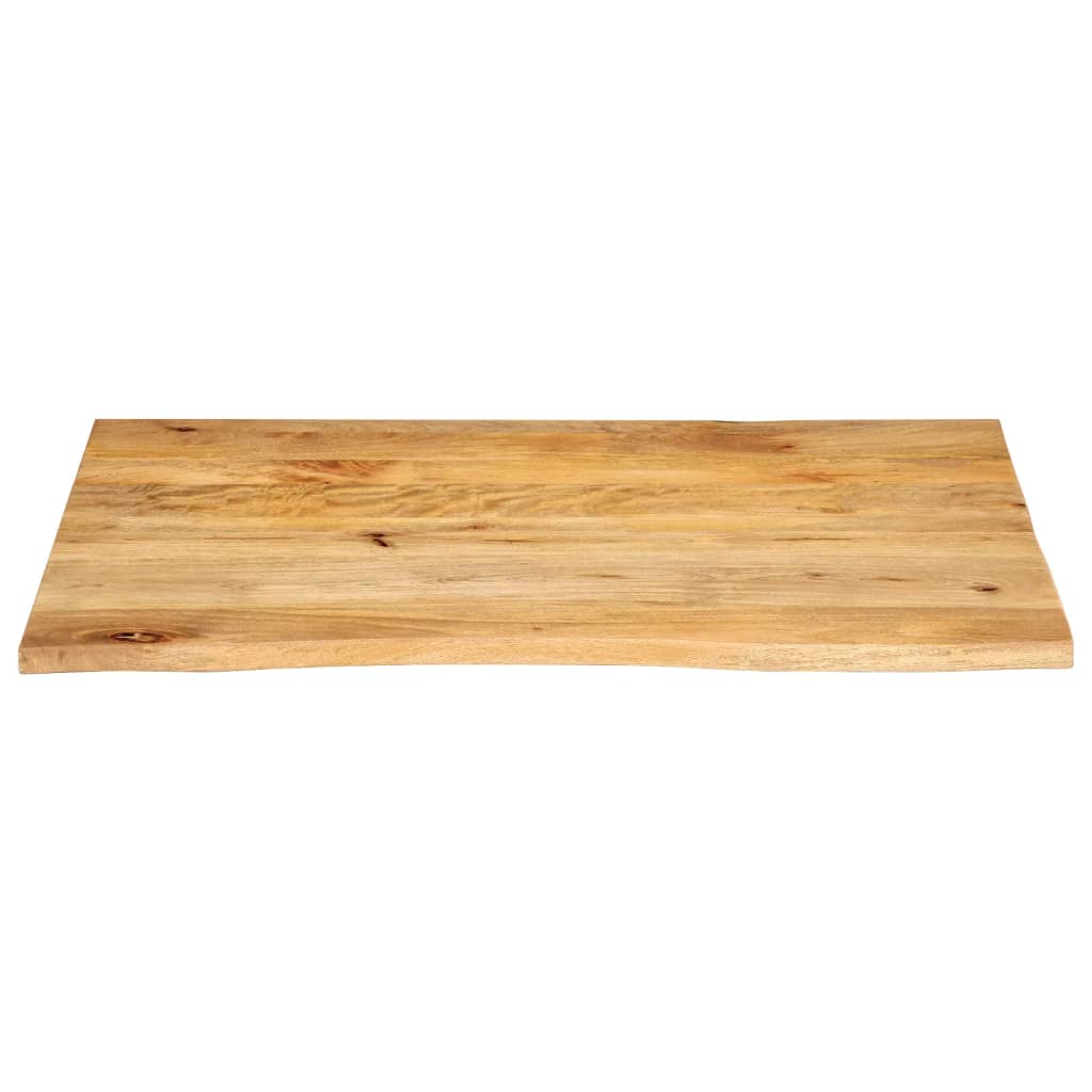 bordplade 90x80x3,8 cm naturlig kant massivt mangotræ