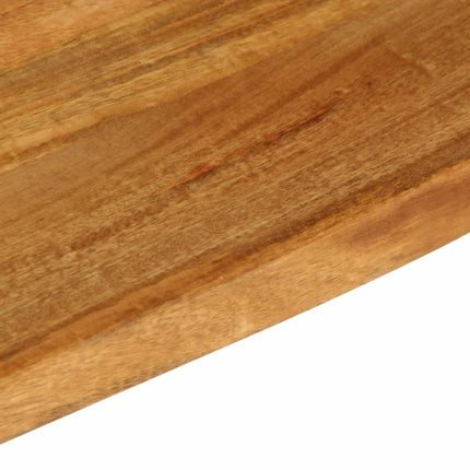 bordplade 70x20x2,5 cm naturlig kant massivt mangotræ