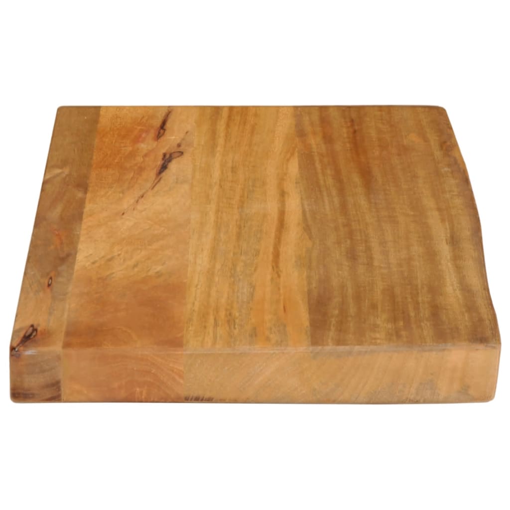 bordplade 50x30x2,5 cm naturlig kant massivt mangotræ