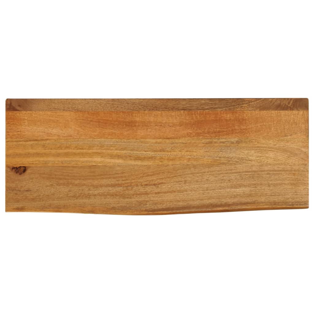 vidaXL bordplade 80x30x2,5 cm naturlig kant massivt mangotræ