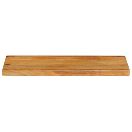 bordplade 90x30x2,5 cm naturlig kant massivt mangotræ