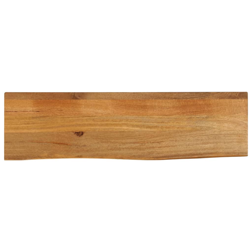 vidaXL bordplade 100x30x2,5 cm naturlig kant massivt mangotræ