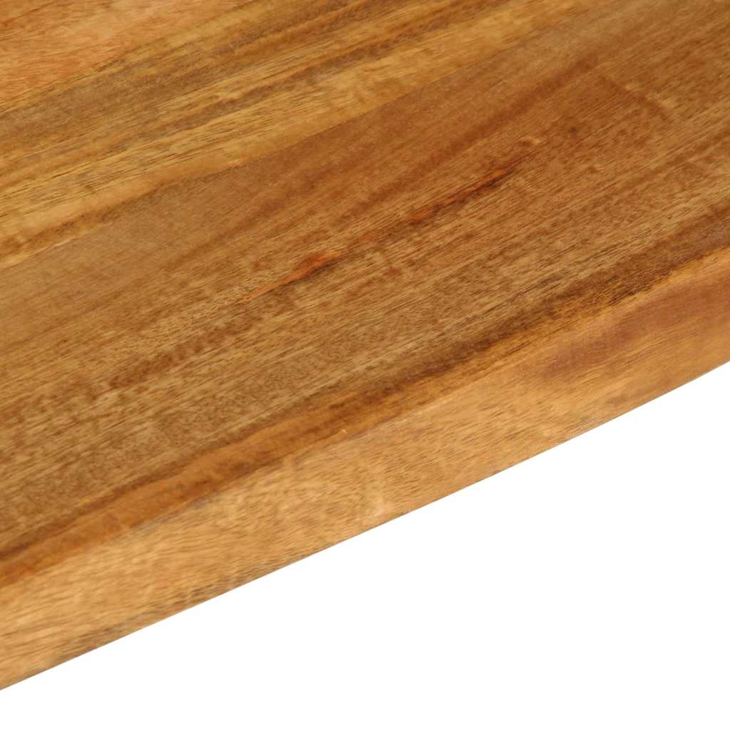 bordplade 50x40x2,5 cm naturlig kant massivt mangotræ