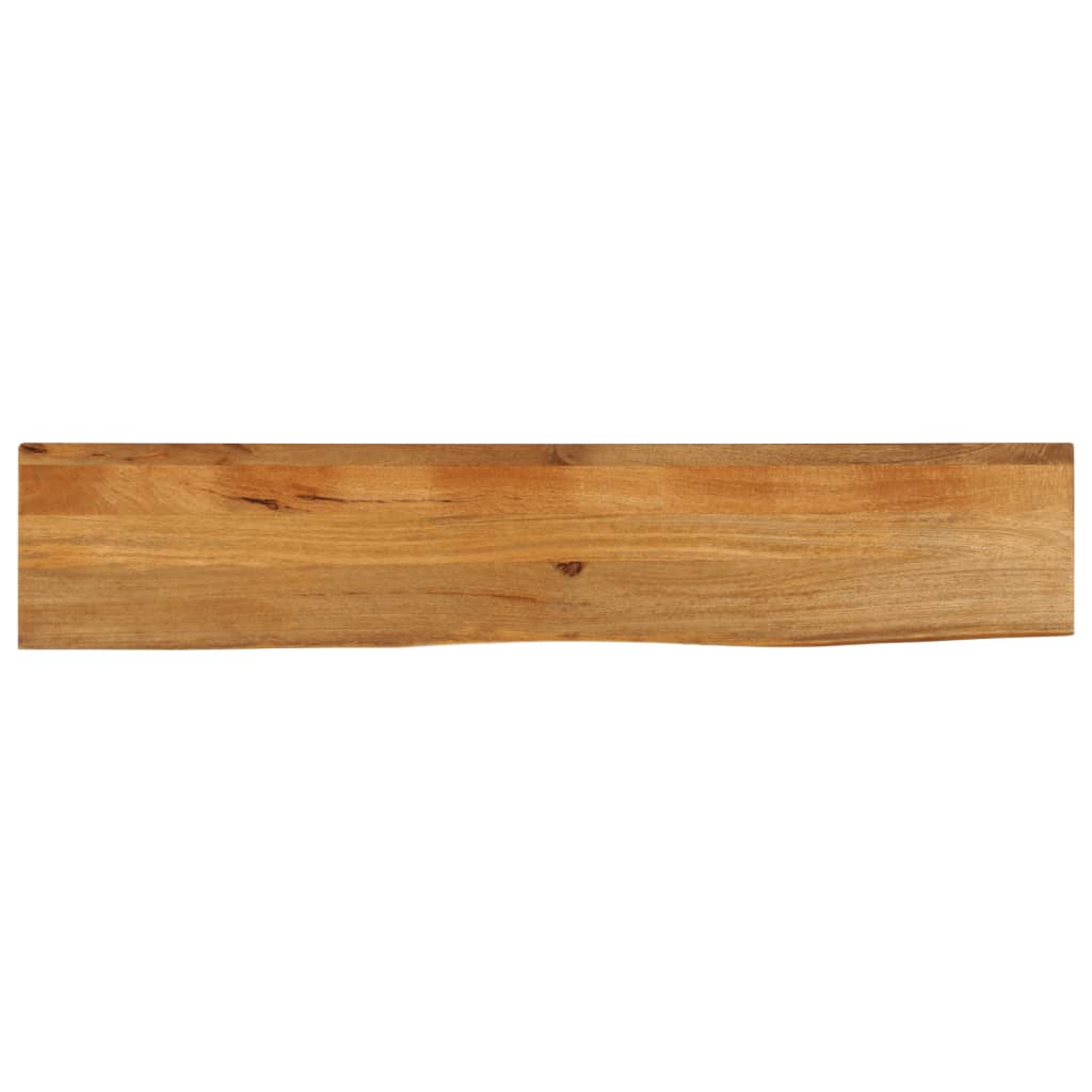 vidaXL bordplade 140x40x2,5 cm naturlig kant massivt mangotræ