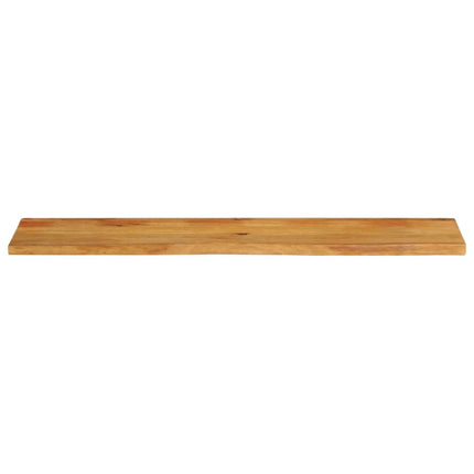 bordplade 180x40x2,5 cm naturlig kant massivt mangotræ